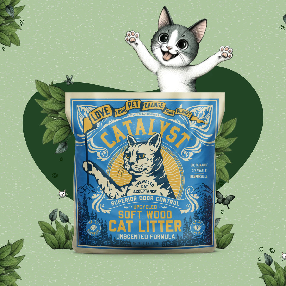 Best non-clay cat litter for apartments that need low odor and less dust